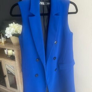 Zara women’s Royal Blue Vest